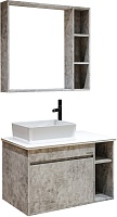 Grossman Мебель для ванной Фалькон 80 подвесная бетон